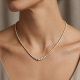 DIAMOND CLAW SETTING NECKLACE