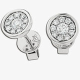 DIAMOND CLUSTER STUD EARRINGS HEERA DIAMONDS