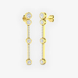 DIAMOND DROP EARRING LM JEWELLERY