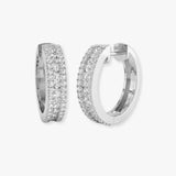 DIAMOND IN & OUT HOOP EARRINGS