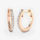 DIAMOND MICROS SET HOOP EARRINGS