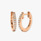 DIAMOND MICROS SET HOOP EARRINGS LM JEWELLERY