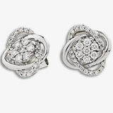 DIAMOND SWIRL STUD EARRINGS HEERA DIAMONDS
