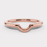 "Delya" Modern Shaped Dipped Centre Eternity Ring ET11