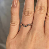 "Delya" Shaped Dipped Centre Eternity Ring ET11 - HEERA DIAMONDS