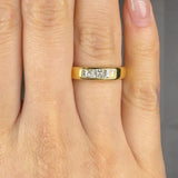 "Delyra" 0.75 Carat Princess Cut Natural Diamond Half Eternity Ring MDR4081