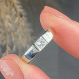"Devora" 0.25 Carat Princess Cut Natural Diamond Solitaire Engagement Ring MDR4319