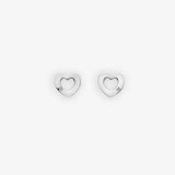 Diamond Amulet Heart Earrings Hot Diamonds