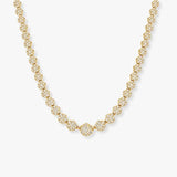 Diamond Cluster Necklace