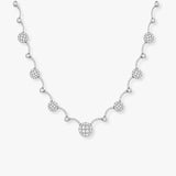 Diamond Cluster Necklace