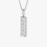 Diamond Drop Pendant With Pendant