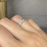 "Elaraine" 1.46 Carat Round Cut Natural Diamond Eternity Ring MDR3998