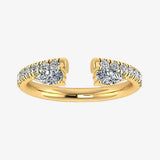 "Elaria" Pear Cut 0.6 Carat Diamond Eternity Ring ET86