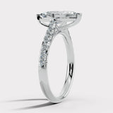 "Elin" 1 carat Marquise Cut Diamond Grain Set Diamond Band Engagement Ring DSMC04