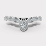 "Elisa" Sparkling Wishbone 0.20ct Diamond Eternity Ring ET70