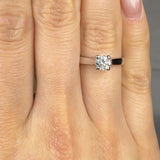 "Elowyn" 0.50 Carat Round Cut Natural Diamond Solitaire Engagement Ring MDC338