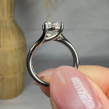 "Elyraen" 0.99 Carat Round Cut Solitaire Lab Grown Diamond Engagement Ring HLR488 HEERA DIAMONDS