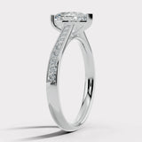 "Emmy" 1 Carat Pear Cut Diamond Grain Set Diamond Band DSPS04