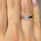"Evoriah" 0.52 Carat Round Cut Natural Diamond Solitaire Engagement Ring MDR3921