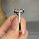 "Evyra" 10.2 Carat Round Cut Solitaire Lab Grown Diamond Engagement Ring HLR643 HEERA DIAMONDS