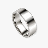 FLAT COURT WEDDING RING IN 5MM WIDTH