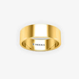 FLAT COURT WEDDING RING IN 6MM WIDTH HEERA WEDDS