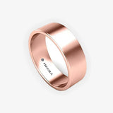 FLAT COURT WEDDING RING IN 6MM WIDTH HEERA WEDDS