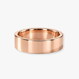 FLAT COURT WEDDING RING IN 6MM WIDTH