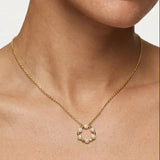 HD X JJ Calm Mother of Pearl Circle Pendant