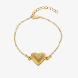 HD X JJ Essence Heart Bracelet Hot Diamonds