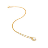 HD X JJ Heart Pendant - MOP HD X Golden Edit