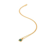 HD X JJ Revive Malachite Square Pendant HD X Golden Edit