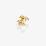 HD X JJ White Topaz Stud Earrings Hot Diamonds