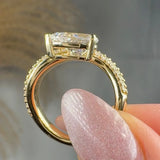"Hanover" 1.84 Carat Pear Cut Shoulder Diamond Engagement Ring HLR506 HEERA DIAMONDS