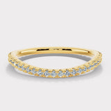 "Immy" Irregular Subtle Shaped 0.40ct Diamond Eternity Ring ET39