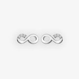 Infinity Earrings Hot Diamonds