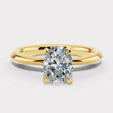 "Irie" 1 Carat Solitaire Oval Cut Diamond Engagement Ring SSOC04