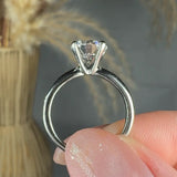 "Iskora" 1.5 Carat Round Cut Lab Grown Solitaire Diamond Engagement Ring HLR453