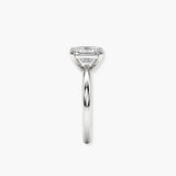 "Lioren" 0.73 Carat Radiant Cut Solitaire Lab Grown Diamond Engagement Ring HLR490