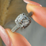 "Lisbon" 1.09 Carat Cut Engagement Ring HLR552 HEERA DIAMONDS