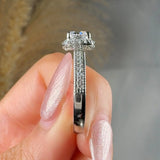 "Lisbon" 1.09 Carat Cut Engagement Ring HLR552 HEERA DIAMONDS
