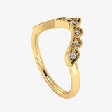 "Lunara" Round Cut 0.1 Carat Diamond Eternity Ring ET83