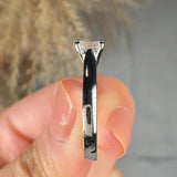 "Lunavelle" 0.40 Carat Emerald Cut Natural Diamond Solitaire Engagement Ring MDR3905