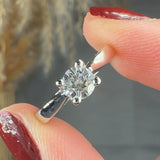 "Luxelle" 0.44 Carat Round Cut Natural Diamond Solitaire Engagement Ring MDR4344