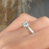 "Luxelle" 0.44 Carat Round Cut Natural Diamond Solitaire Engagement Ring MDR4344