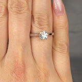 "Marvelle" 0.62 Carat Round Cut Natural Diamond Solitaire Engagement Ring MDC1122