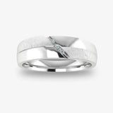 Men's Diamond 0.06ct Wedding Ring GR19961 HEERA DIAMONDS