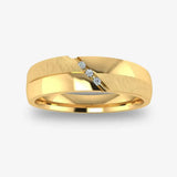 Men's Diamond 0.06ct Wedding Ring GR19961 HEERA DIAMONDS