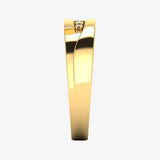 Men's Diamond Band 0.2ct Wedding Ring GR19974