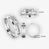 Men's Diamond Wedding Ring DW22